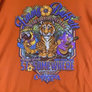 Jimmy Buffett "Songs From St. Somewhere" Detroit 2013 T-Shirt Men's Size 2XL*